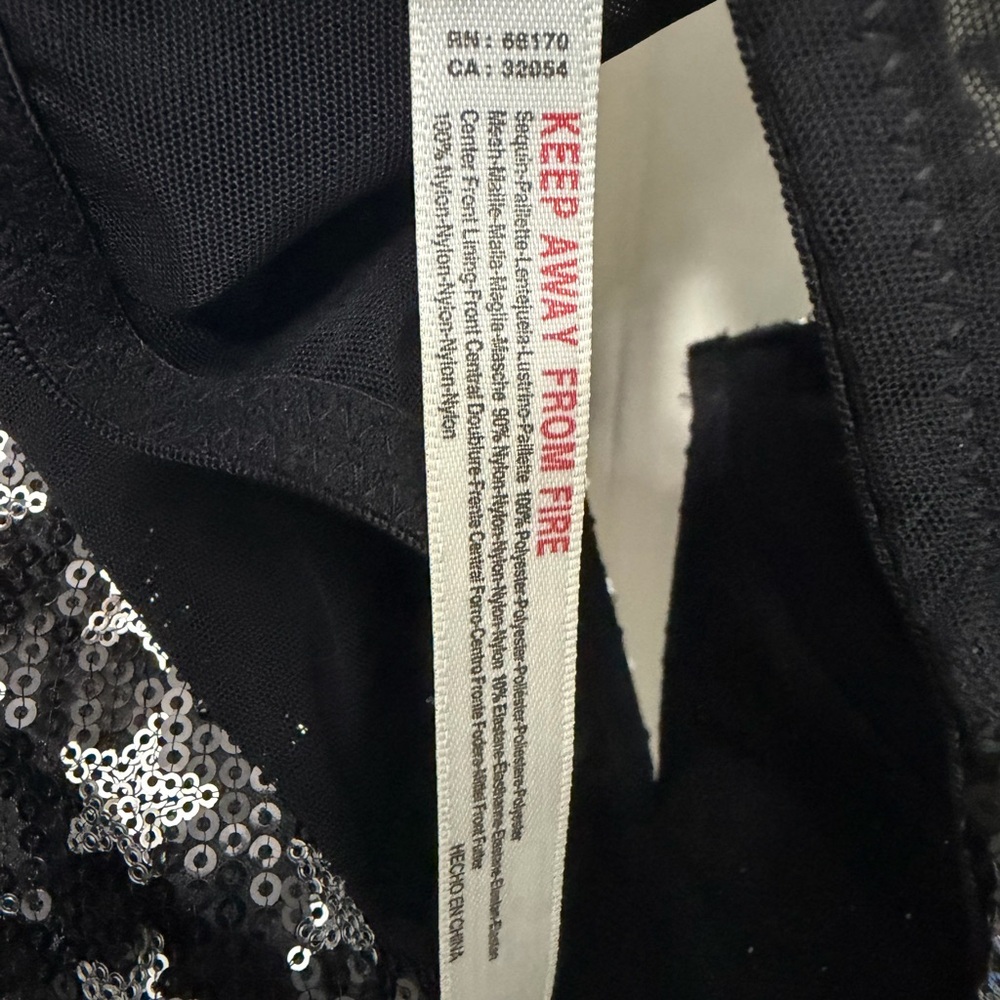 Anthropologie Black Sequin Star Bralette - Picture 11 of 13